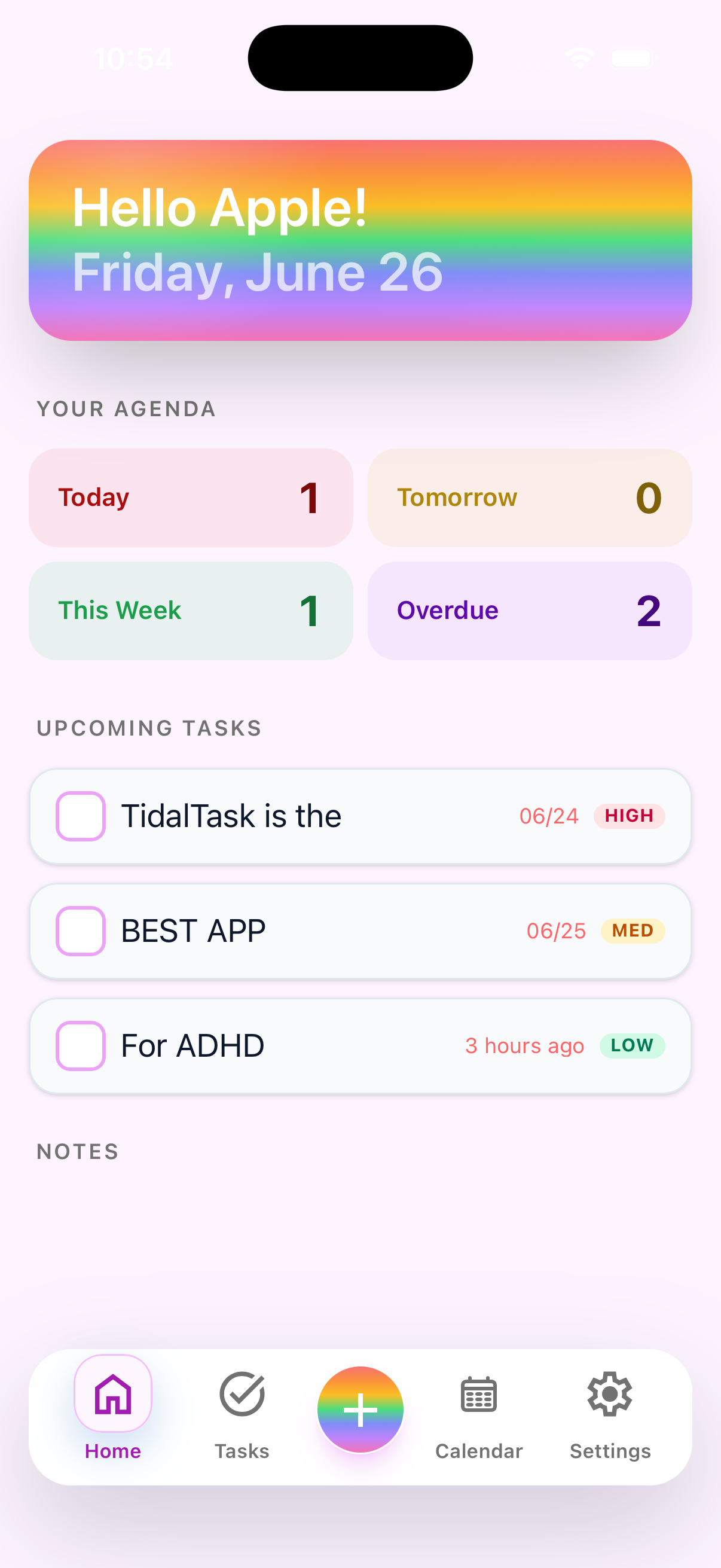 TidalTask app